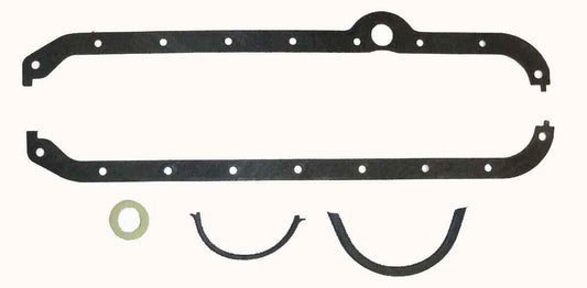 WSM Gasket Set, Oil Pan Mercruiser V8 RIGHT Hand Dipstick 585-981