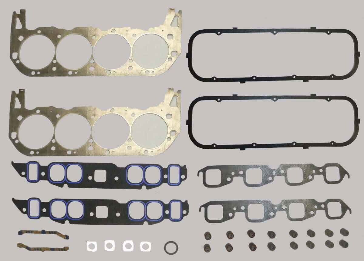 WSM Gasket Kit, Head Gen V & VI 7.4L 454 CI.  With Oval Intake Ports 501-242