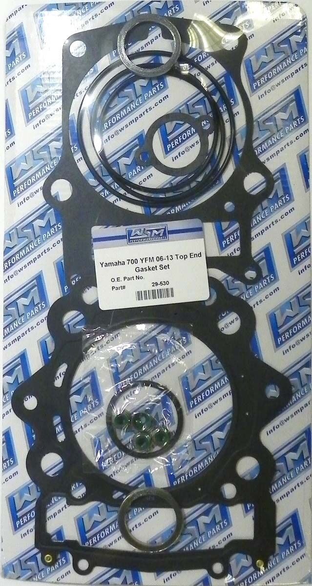 WSM YAMAHA 700 GRIZZLY / RAPTOR / VIKING / RHINO TOP END GASKET KIT ATV 29-530