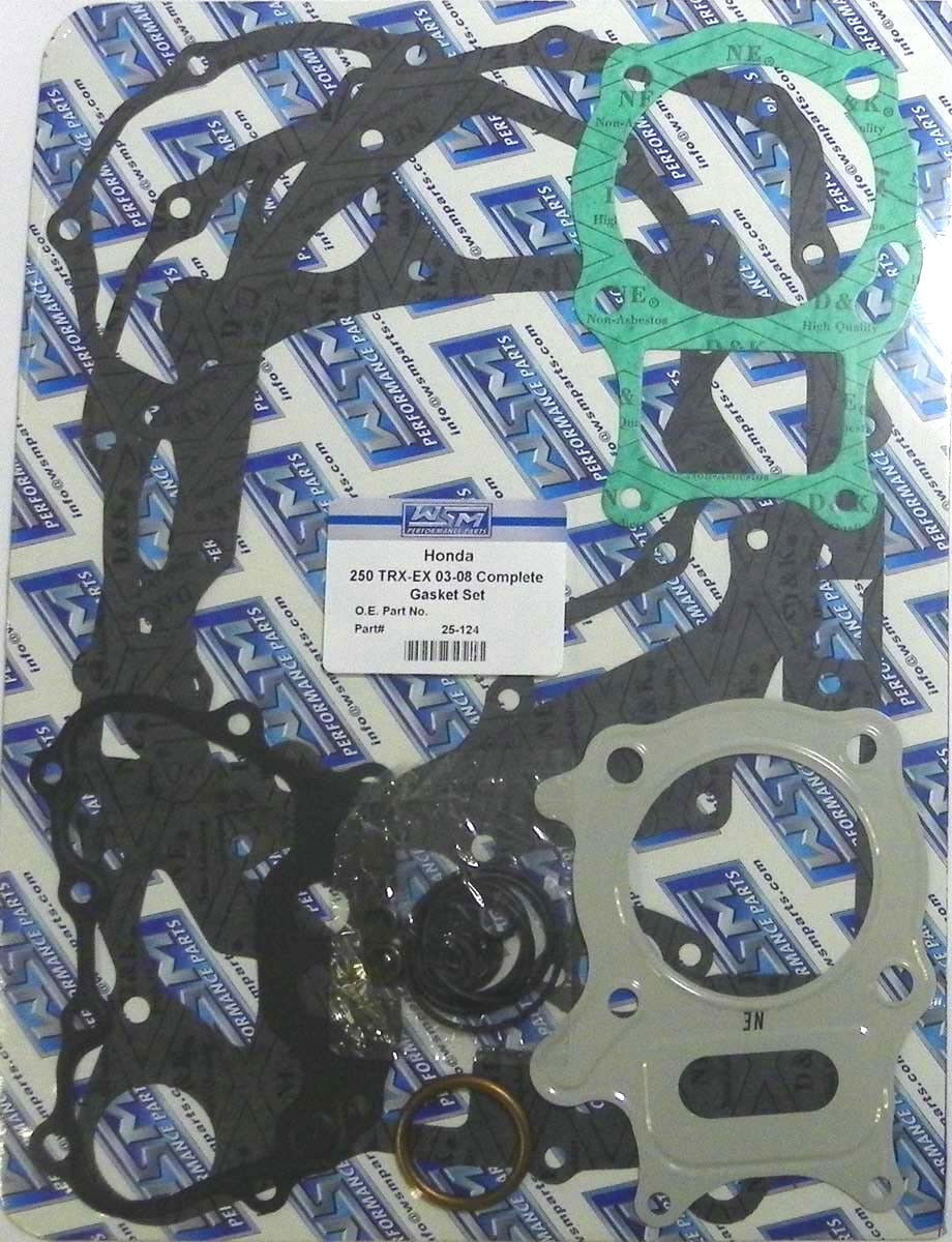 WSM Honda 250 TRX-EX 2003-2014 Complete Gasket Kit 25-124, 06115-HN6-A00