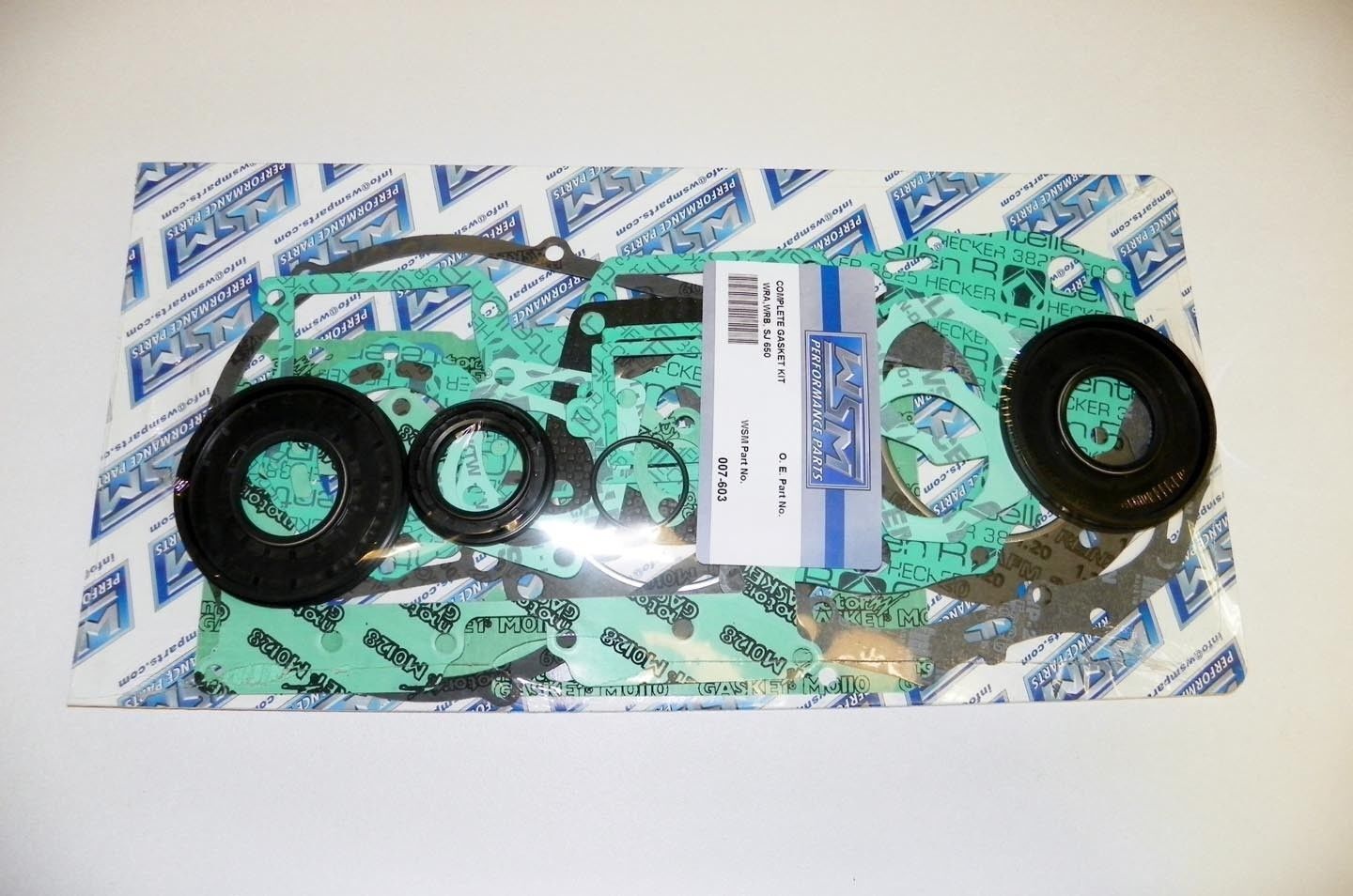 WSM Yahama 650 SJ /VXR/ WR Complete Gasket & Seal KIT 007-603 OE 6M6-11631-01-93