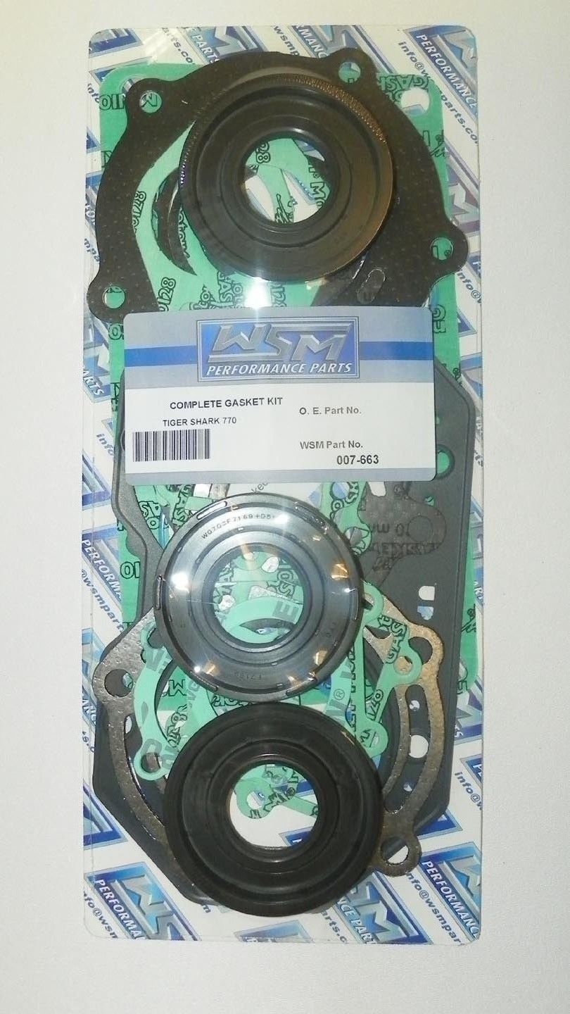 WSM Tigershark 770 Complete Gasket & Seal Kit '96-'99 007-663