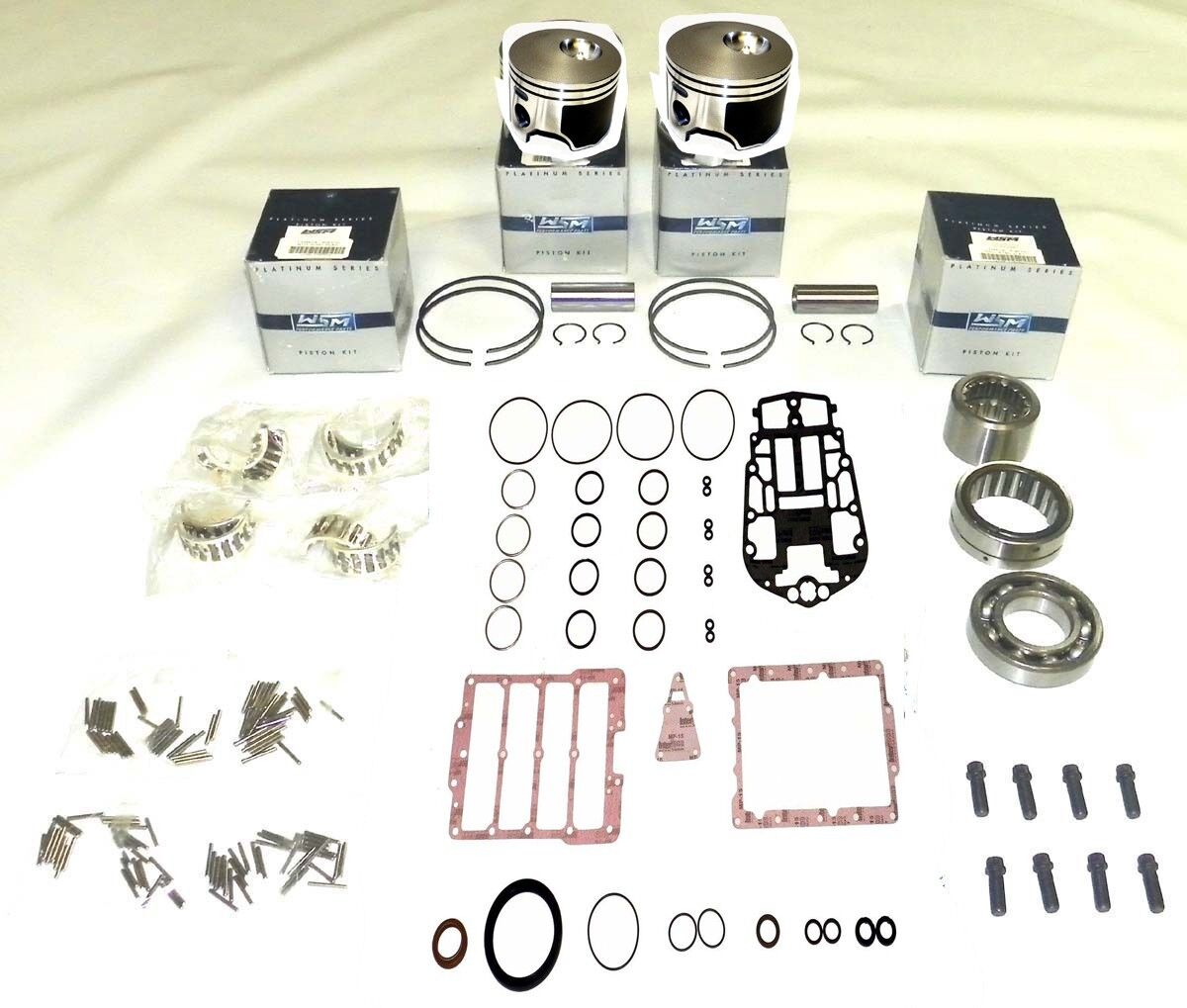 WSM Johnson / Evinrude 115 Hp V4 E-TEC  '07-'17 Rebuild Kit 100-131-10 STD 3.60"