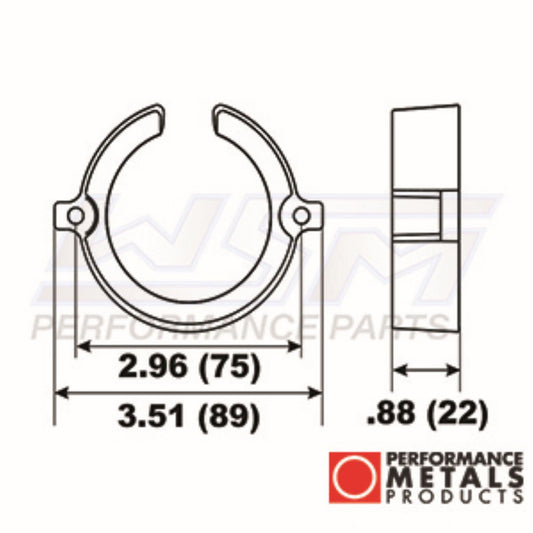 WSM Bearing Carrier Anode Mercruiser Bravo I - PMC00048A, 806188, 806188Q 1