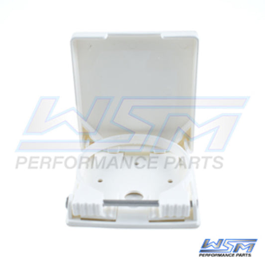 WSM Cup Holder: White Nylon Adjustable - 650-300, 52012