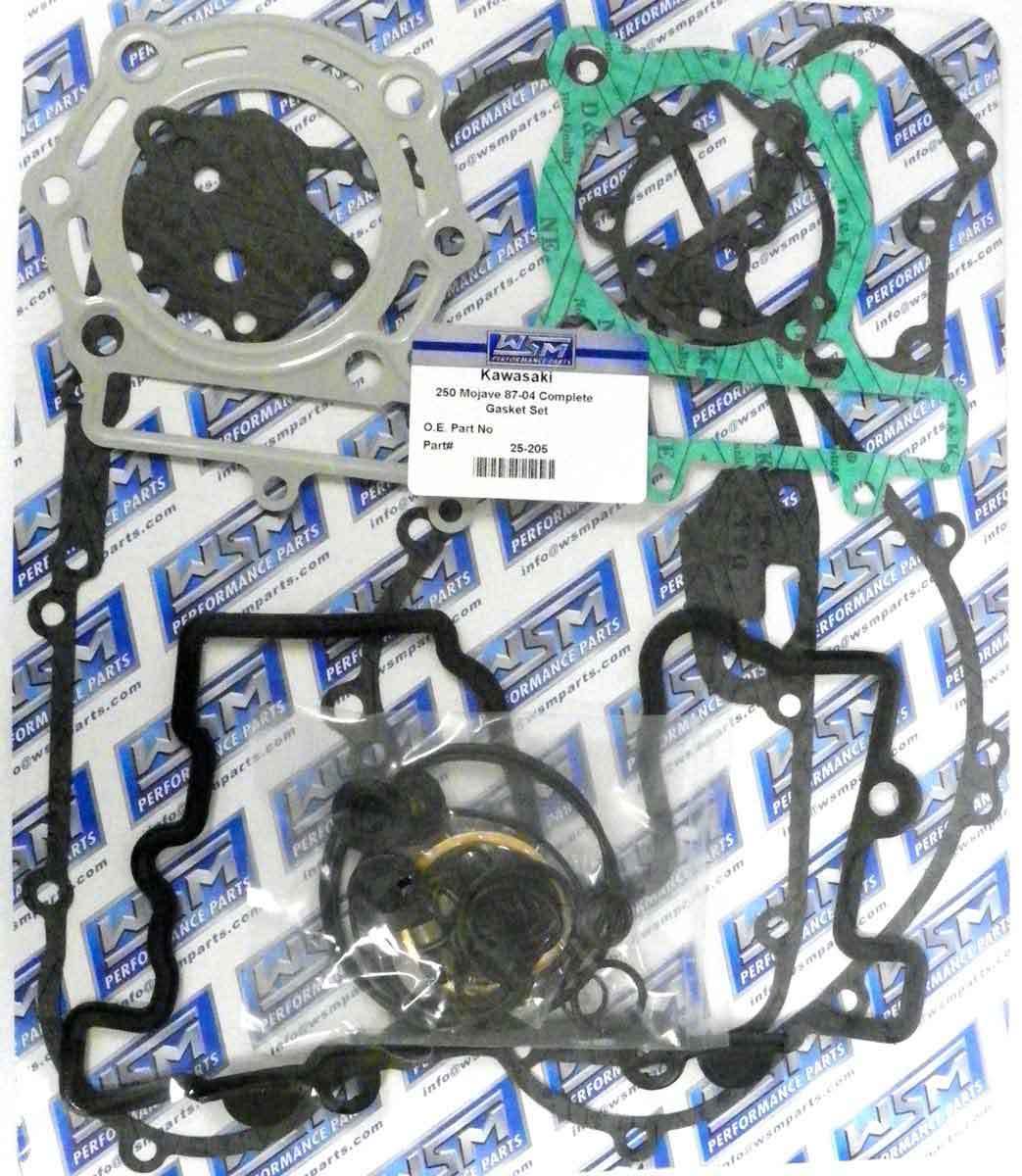 WSM COMPLETE GASKET KIT KAWASAKI 250 KL / KLR / MOJAVE '85-'05, 25-205