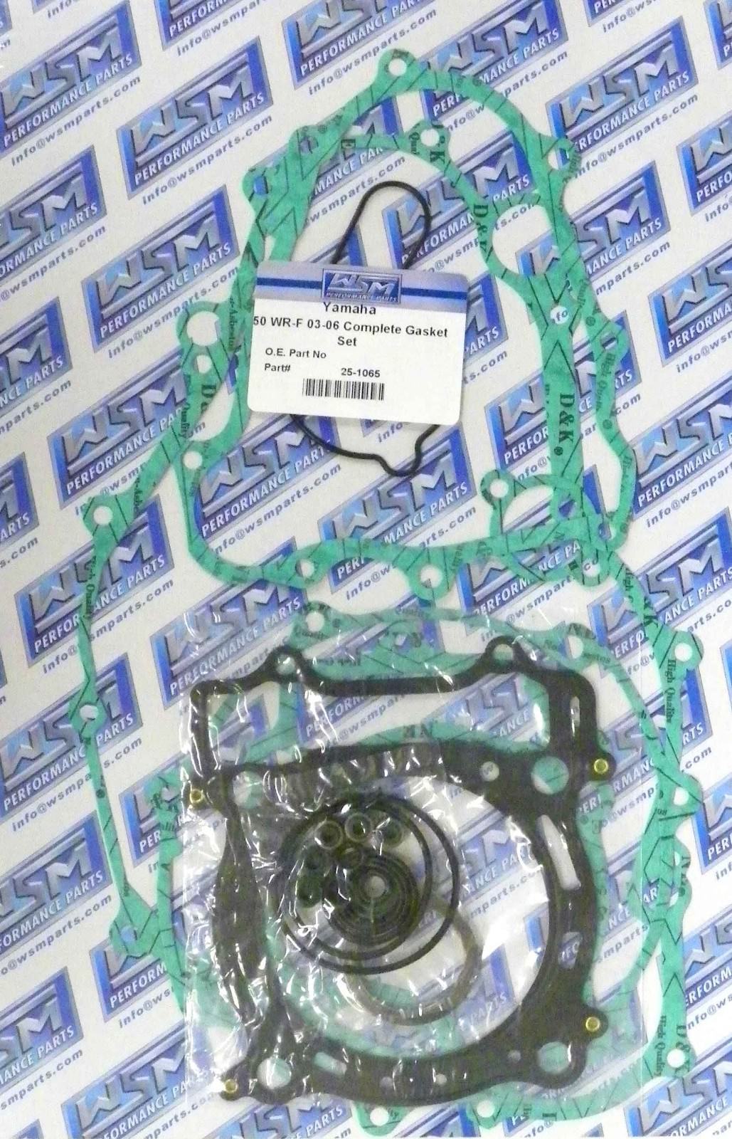 WSM Gasket Kit, Complete: Yamaha 450 WR-F '03-'06 - 25-1065