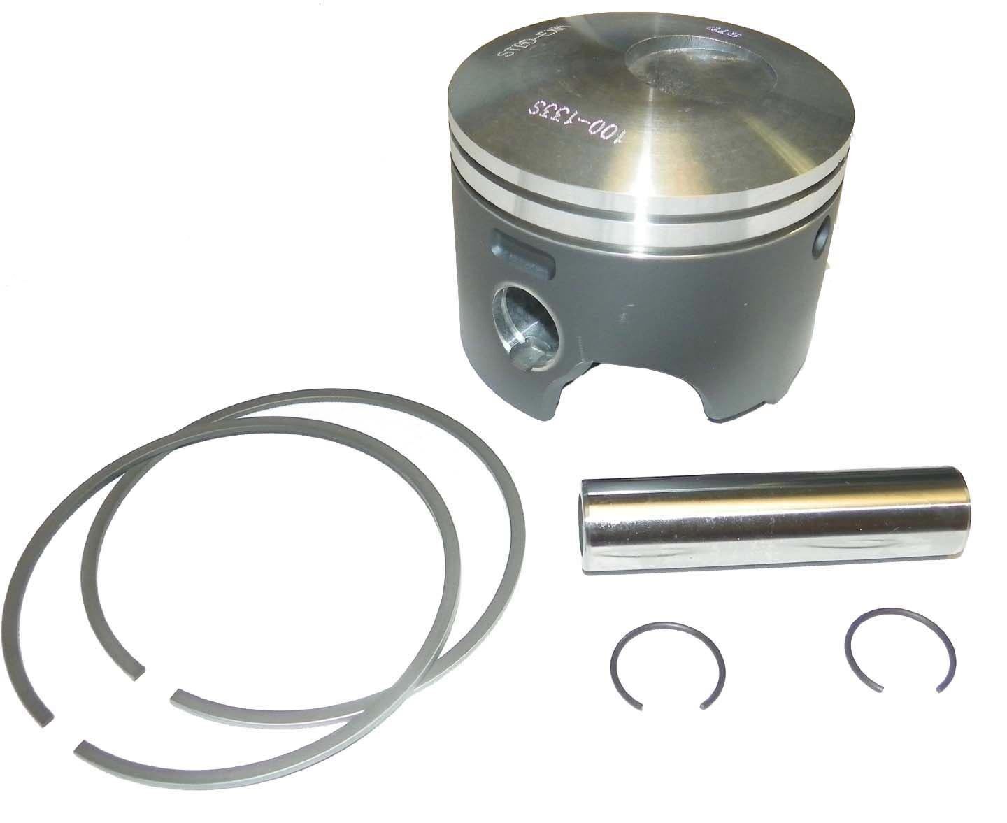 Johnson / Evin 75-175 Hp Ficht Piston Kit- 100-133-07sk, 500081 - .040 SIZE STAR