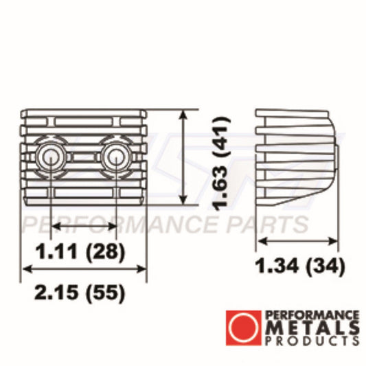 WSM Block Anode Volvo Penta DPX / DP-SM / SX-M - PMC00158A, 873395