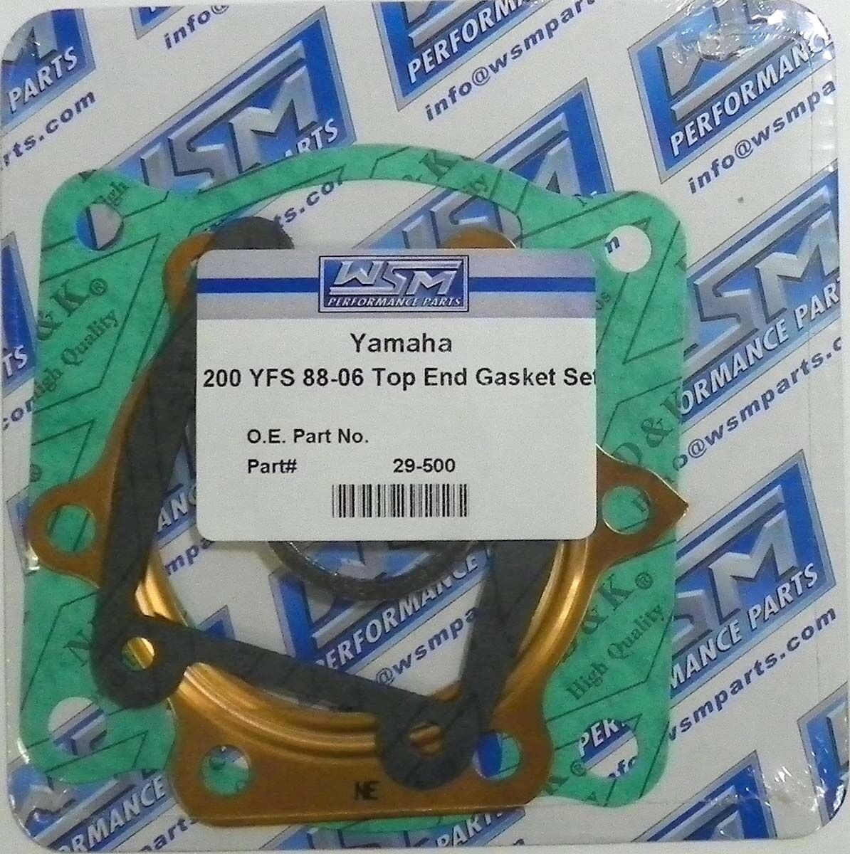 WSM YAMAHA 200 BLASTER 1988-2006 TOP END GASKET KITATV 29-500