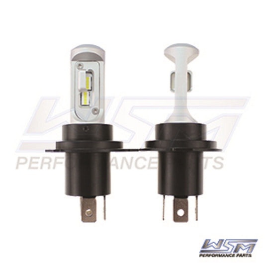 WSM L.E.D POWER BULBS: H4 / HB2 / 9003 - LED PAIR - 020-111-H4