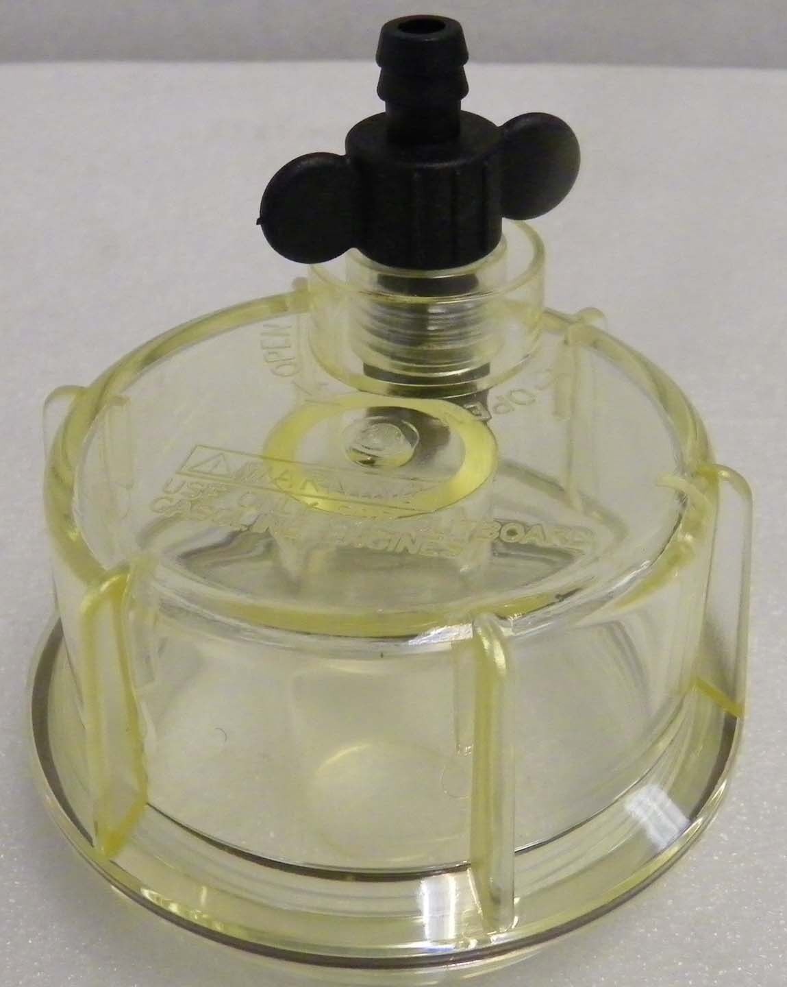 WSM Water Separator Clear Drain Bowl 600-418, 18-7922-1, 99105-20004-BWL