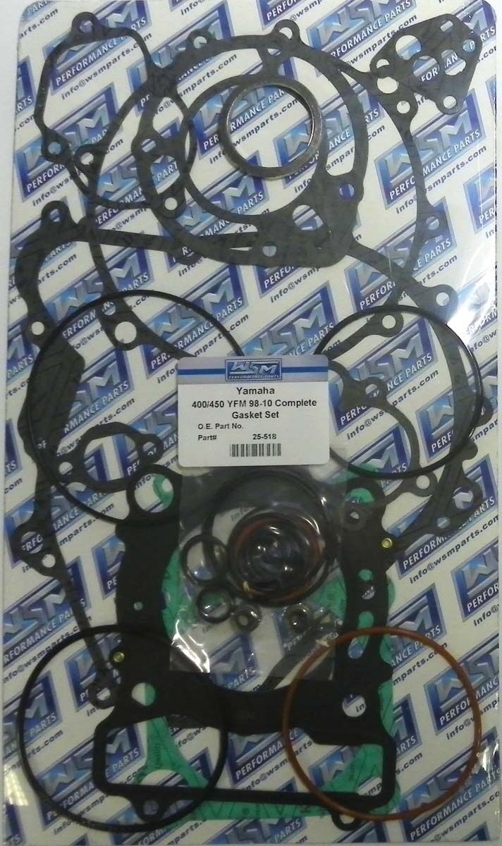 WSM YAMAHA 350 / 400 Big Bear COMPLETE GASKET KIT '99-'12 ATV 25-516