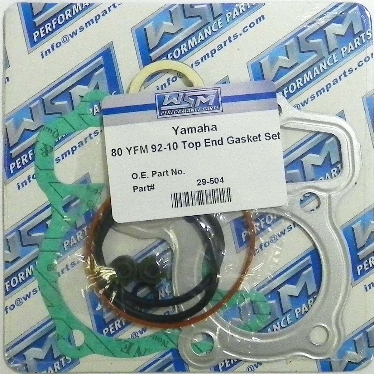 WSM YAMAHA 80 YFM TOP END GASKET KIT ATV 29-504