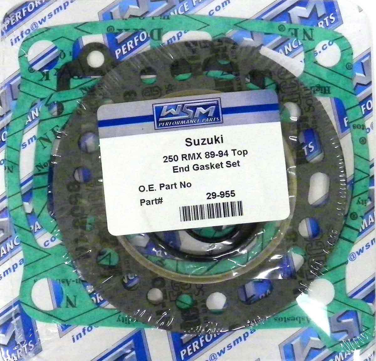 WSM Gasket Kit, Top End: 250 RMX 89-94 - 29-955