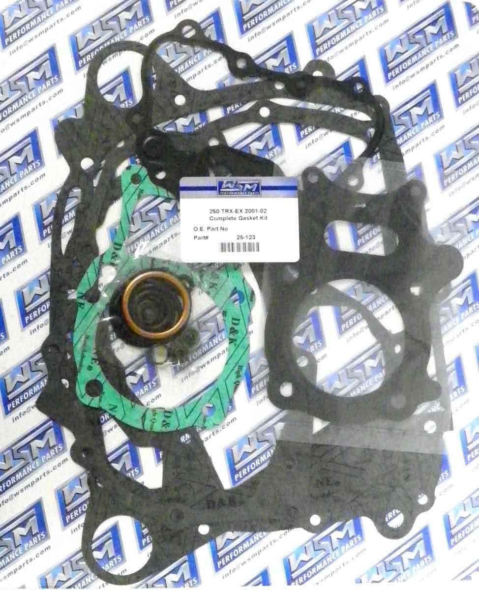 WSM Gasket Kit, Complete: Honda 250 TRX-EX '01-'02, 25-123, 06115-HN6-000