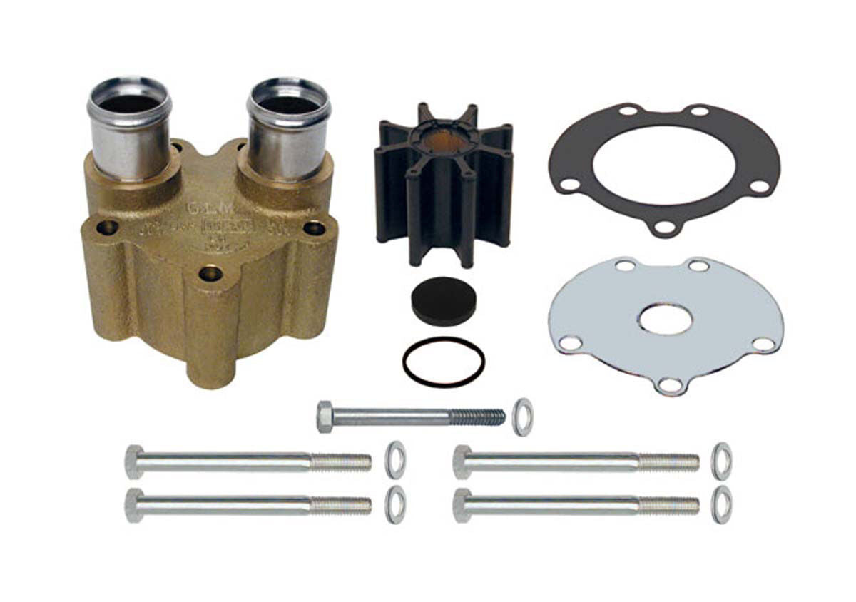 GLM Mercruiser Sea Water Pump Kit, Bronze Housing 12088, 46-807151A14