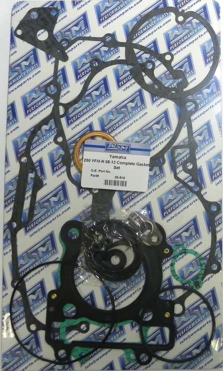 WSM YAMAHA 250 RAPTOR 2008-2013 COMPLETE ATV GASKET KIT 25-510