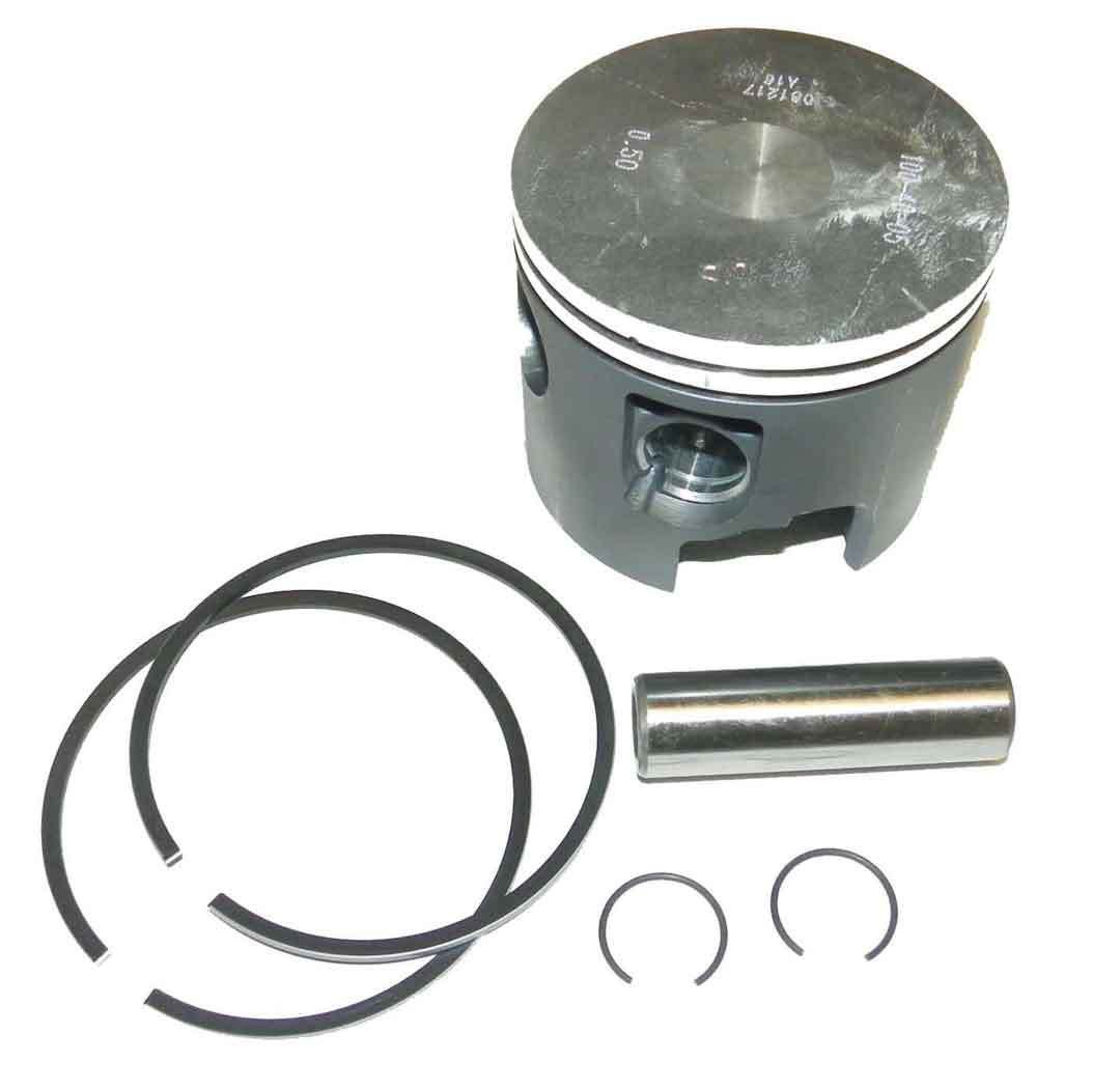 Piston Kit: Mercury 65-125 Hp Looper .010 Over Size - 100-40-04K, 2704-826