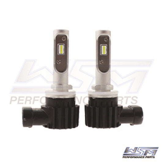 WSM L.E.D POWER BULBS: H27 / 881 - LED PAIR - 020-111-H27