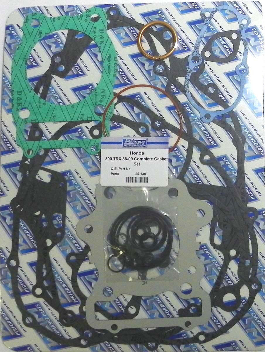 WSM Honda 300 TRX / TRX-FW Complete Gasket Kit '88-'98,  25-130