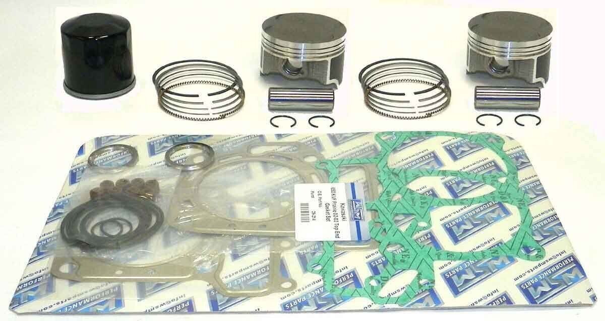 WSM Kawasaki 650 Brute Force / Prairie Top End Rebuild Kit 54-256-11 - .25mm