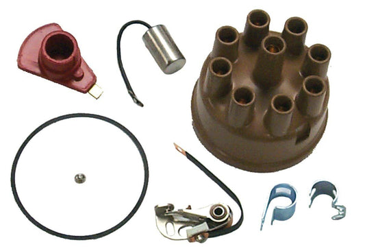 WSM OMC Tune-up kit w/dist cap - V-8 w/points - 18-5271