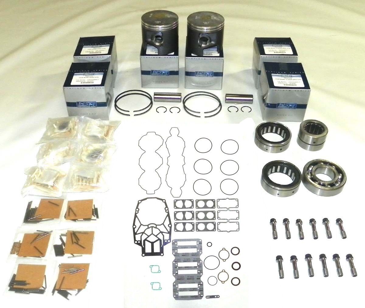 Mercury 200-300 HP Carb/EFI Power Head Rebuild Kit - .015 SIZE 100-45-215 3.640"