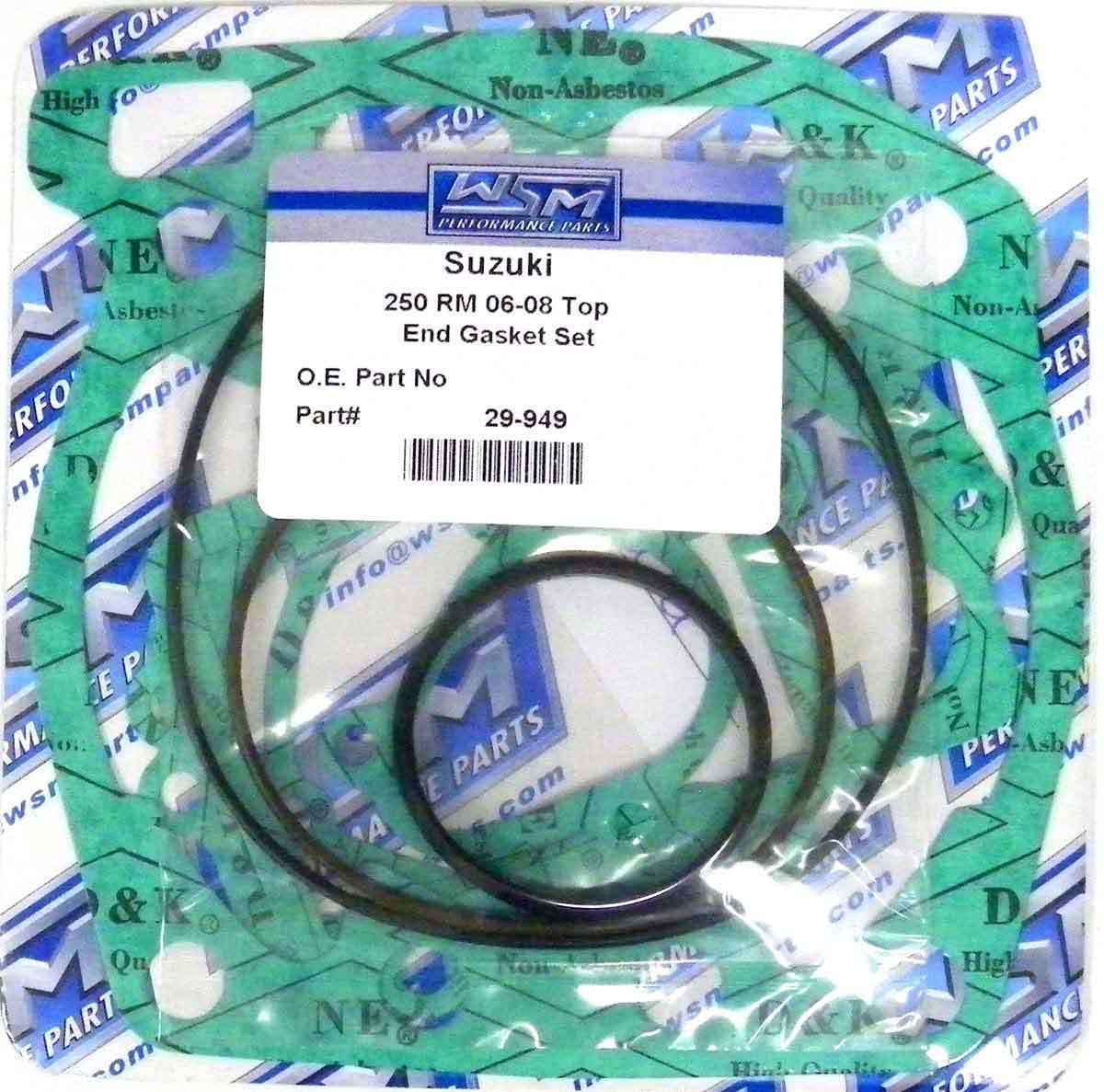 WSM Gasket Kit, Top End: 250 RM '05-'08 - 29-949