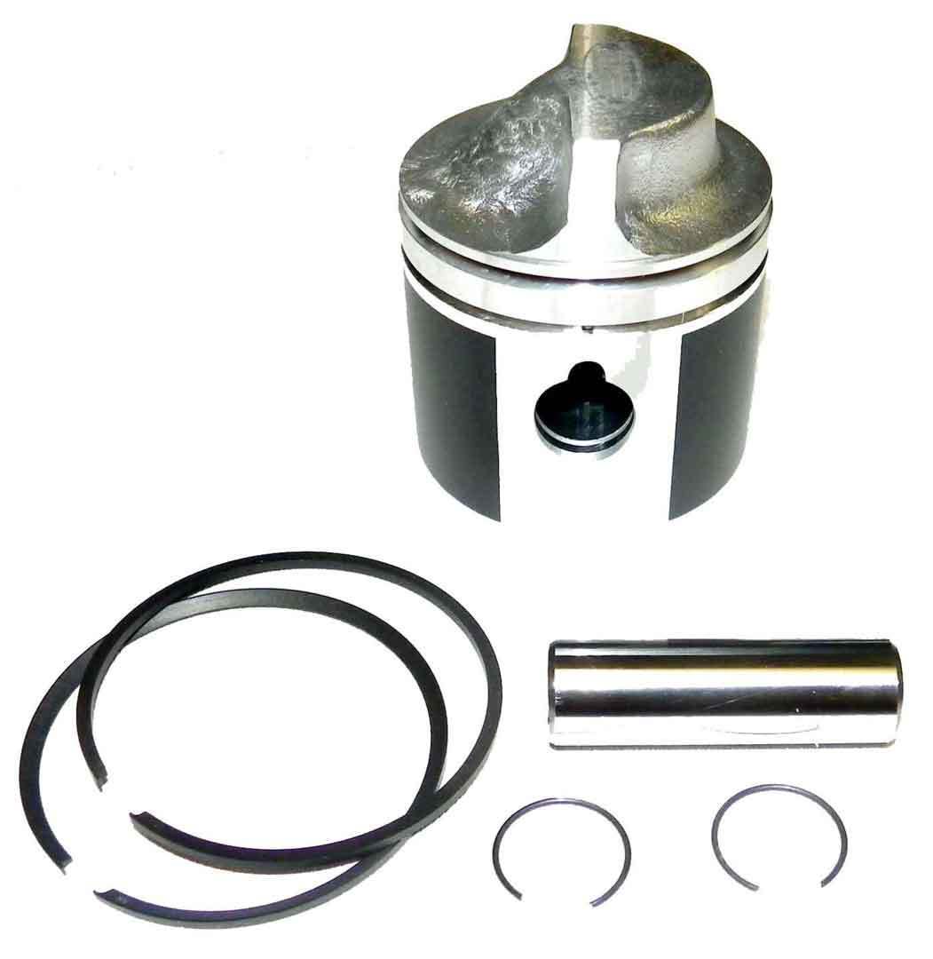Piston Kit Johnson /Evin 9.9 / 15 Hp 74-92 Cross Flow .040 OverSize -100-101-07K
