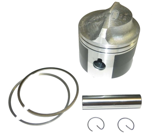 WSM Johnson / Evinrude 65-235 Hp Crossflow Piston Kit .040 Over  100-110-07k