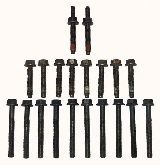 SILVER SEAL, BOLT KIT, CYLINDER HEAD FORD V8, 20 PIECE SET, SIL-CB302