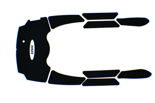 WSM TRACTION MAT: YAMAHA 1100/1800 VX / VXR / VXS 2011-'15 - BLACK - 012-224BLK