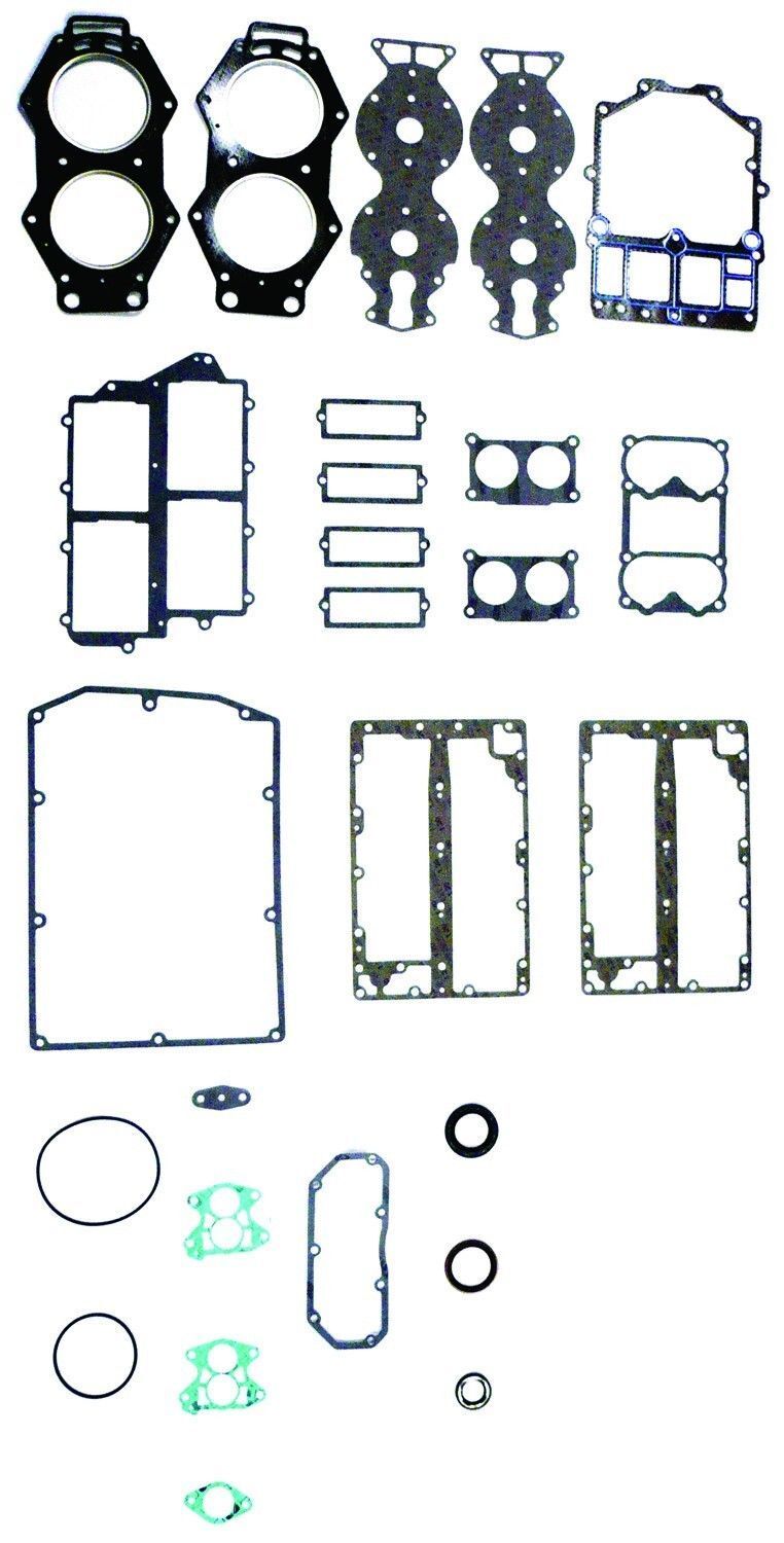 WSM Yamaha 115 / 130 Hp V4 Gasket Kit 500-340, 6F3-W0001-04-00, 6E5-W0001-01-00