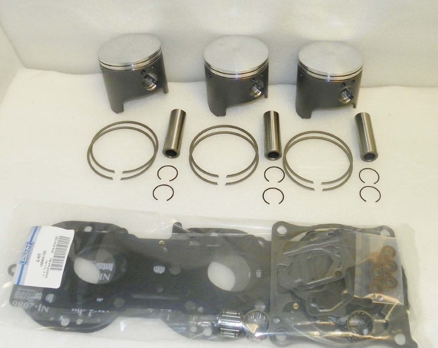 WSM YAMAHA 1300 GPR Top End Piston Rebuild Kit  010-824-10P, 60T-11631-00-A0 