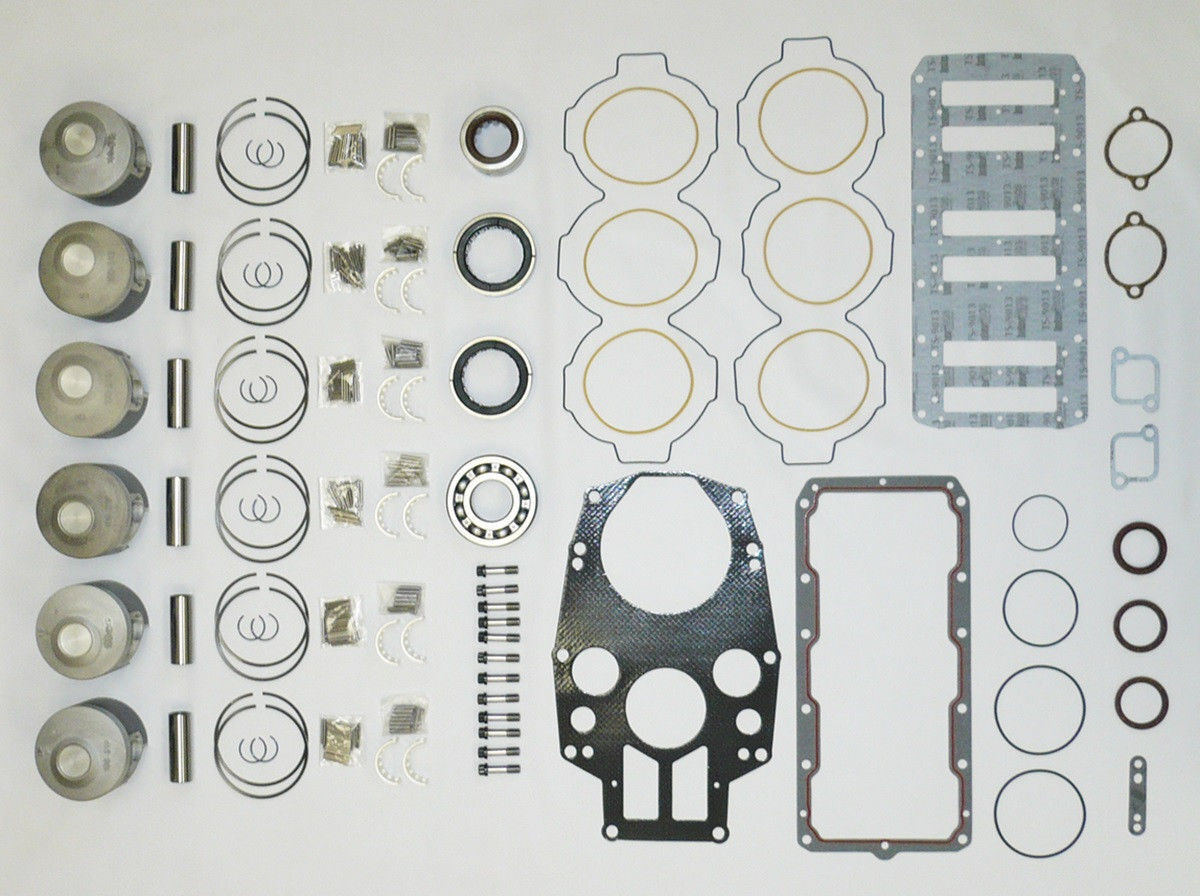 Mercury 200-300 Hp 3.0L XS Optimax Rebuild Kit 100-51-11, 842986T03 .010, 3.635"