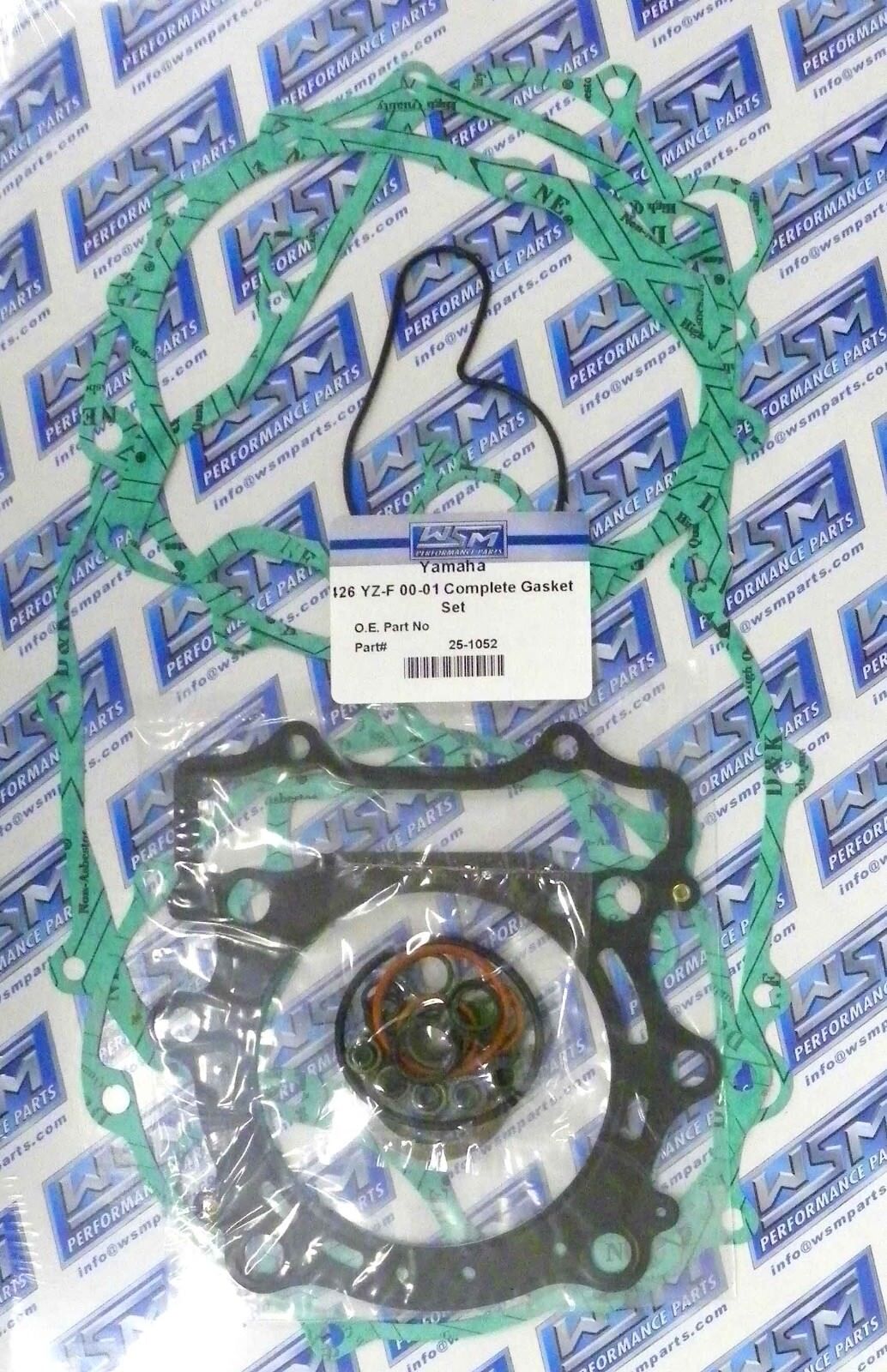 WSM COMPLETE GASKET KIT YAMAHA 426 WR-F / YZ-F '00-'02,  25-1052