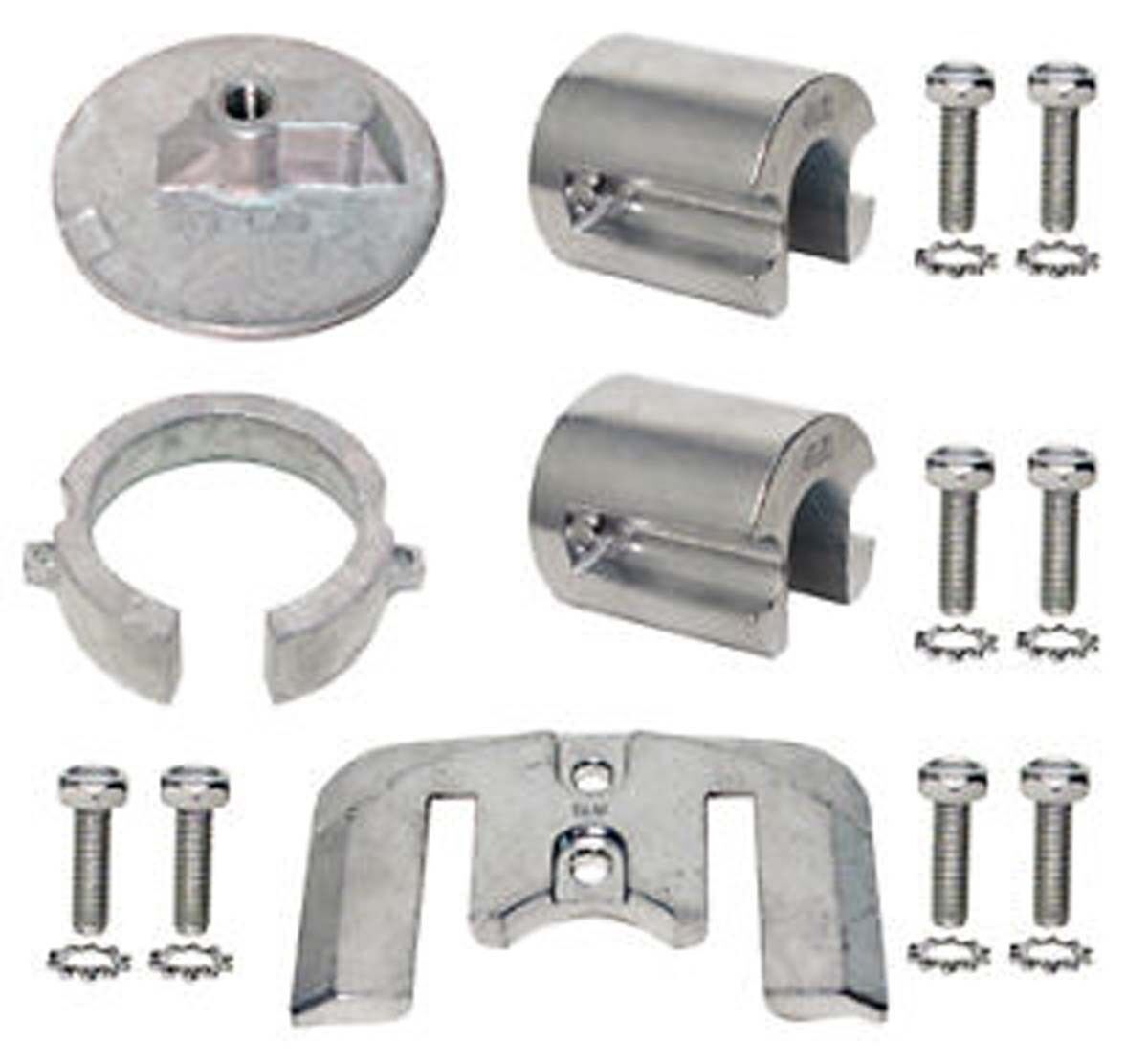 TECNOSEAL Mercruiser Bravo 1 Zinc Anode Kit 455-20803, 888758A1, 888758Q01