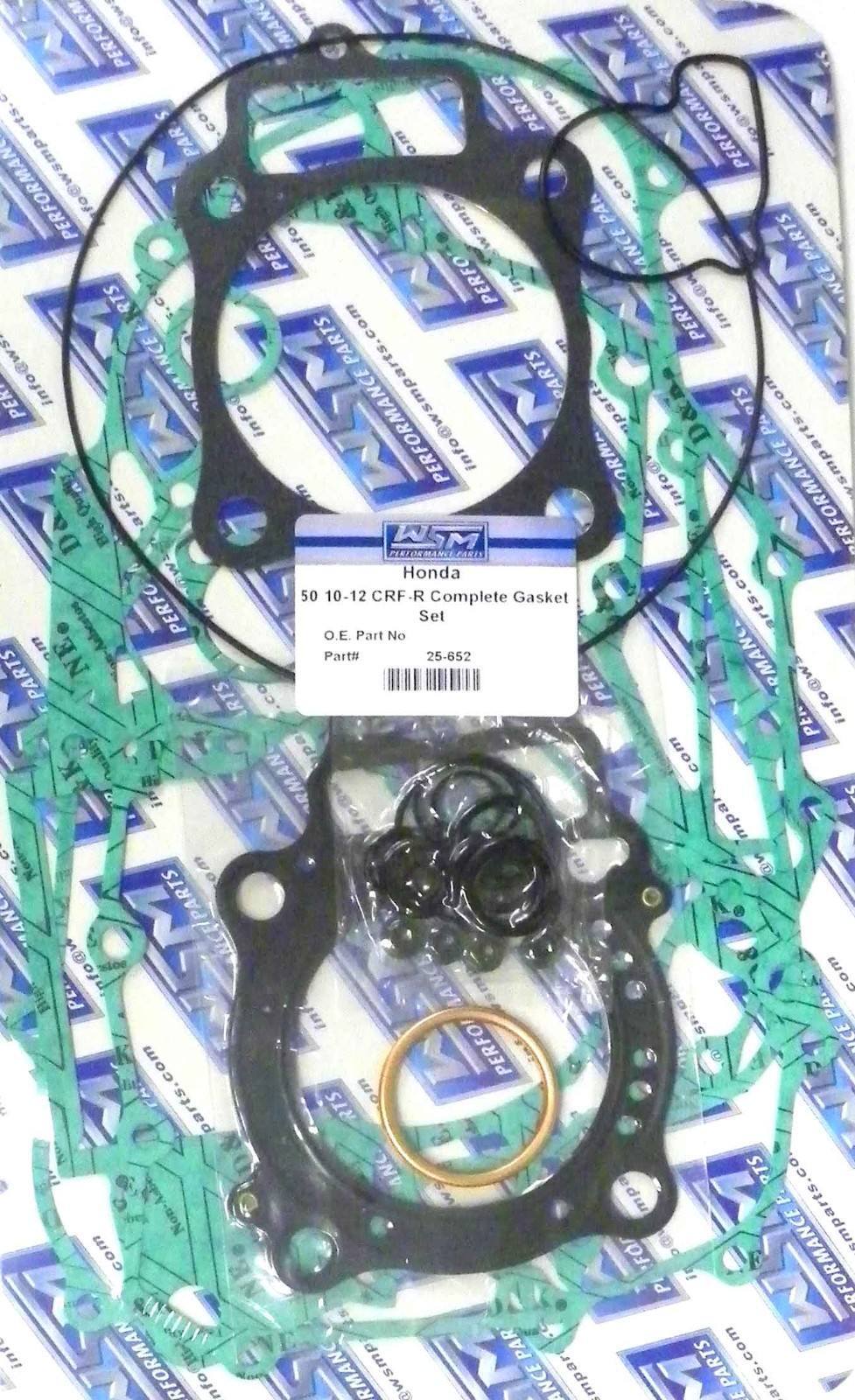 WSM Gasket Kit, Complete: Honda 250 CRF-R '10-'17 - 25-652, 06112-K95-A20