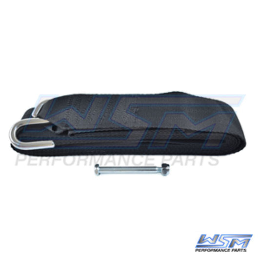 WSM Trailer Winch Strap 2'' x 12' w/ Stainless Hook - 650-154,  7-59815