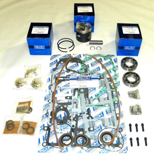 Mercury 50 / 60 Hp 3 Cyl Cross Flow Low Dome Rebuild Kit - .040 SIZE 100-15-14