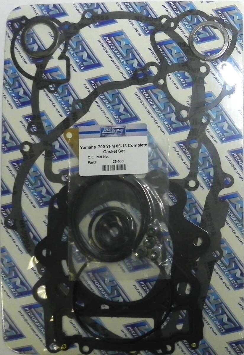 WSMCOMPLETE GASKET KIT YAMAHA 700 GRIZZLY / RHINO / VIKING '07-'24 25-530