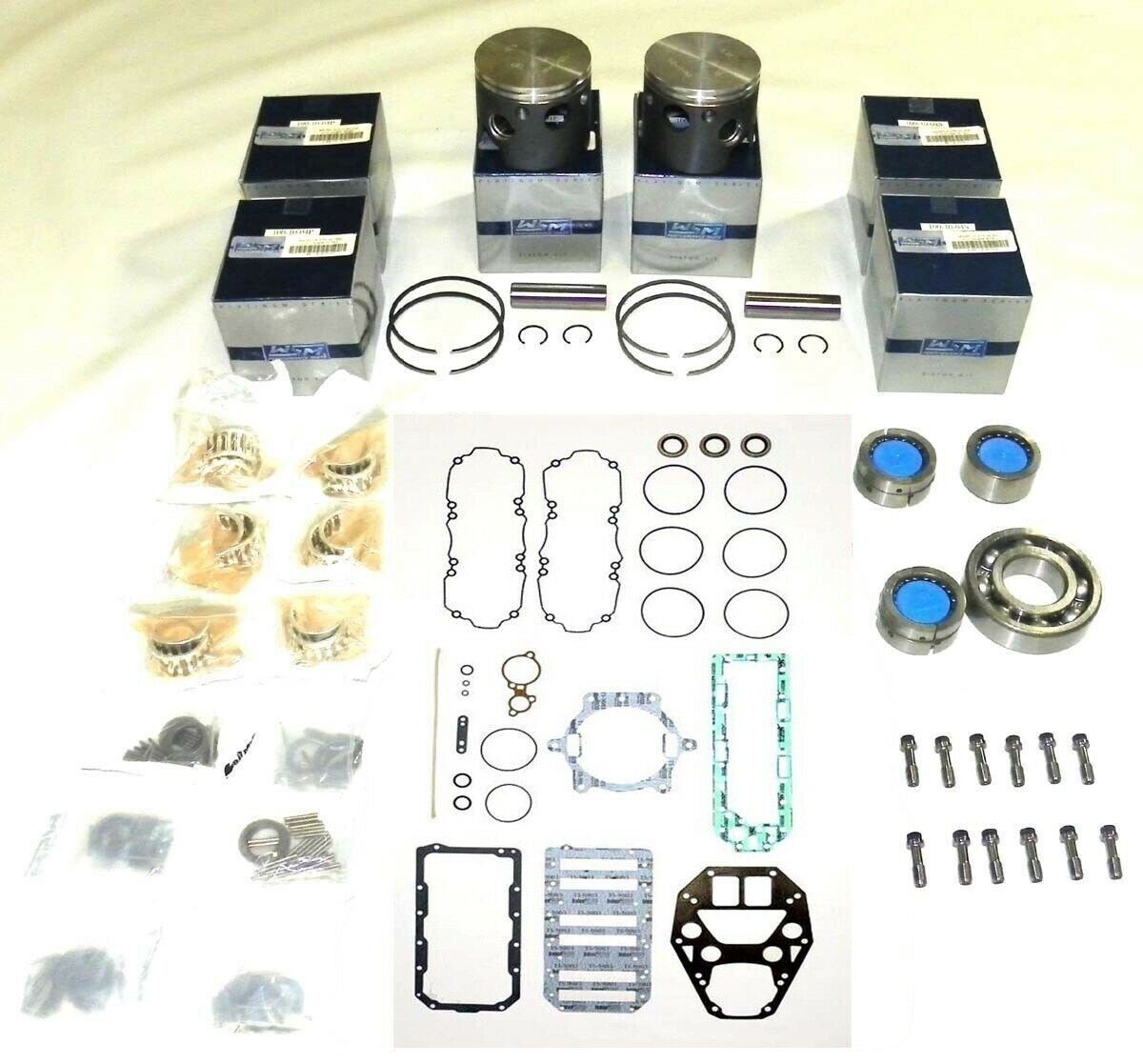 POWERHEAD REBUILD KIT MERCURY 200 HP 6 CYL 2.5L SPORT JET '02-'06 STD 100-21-30