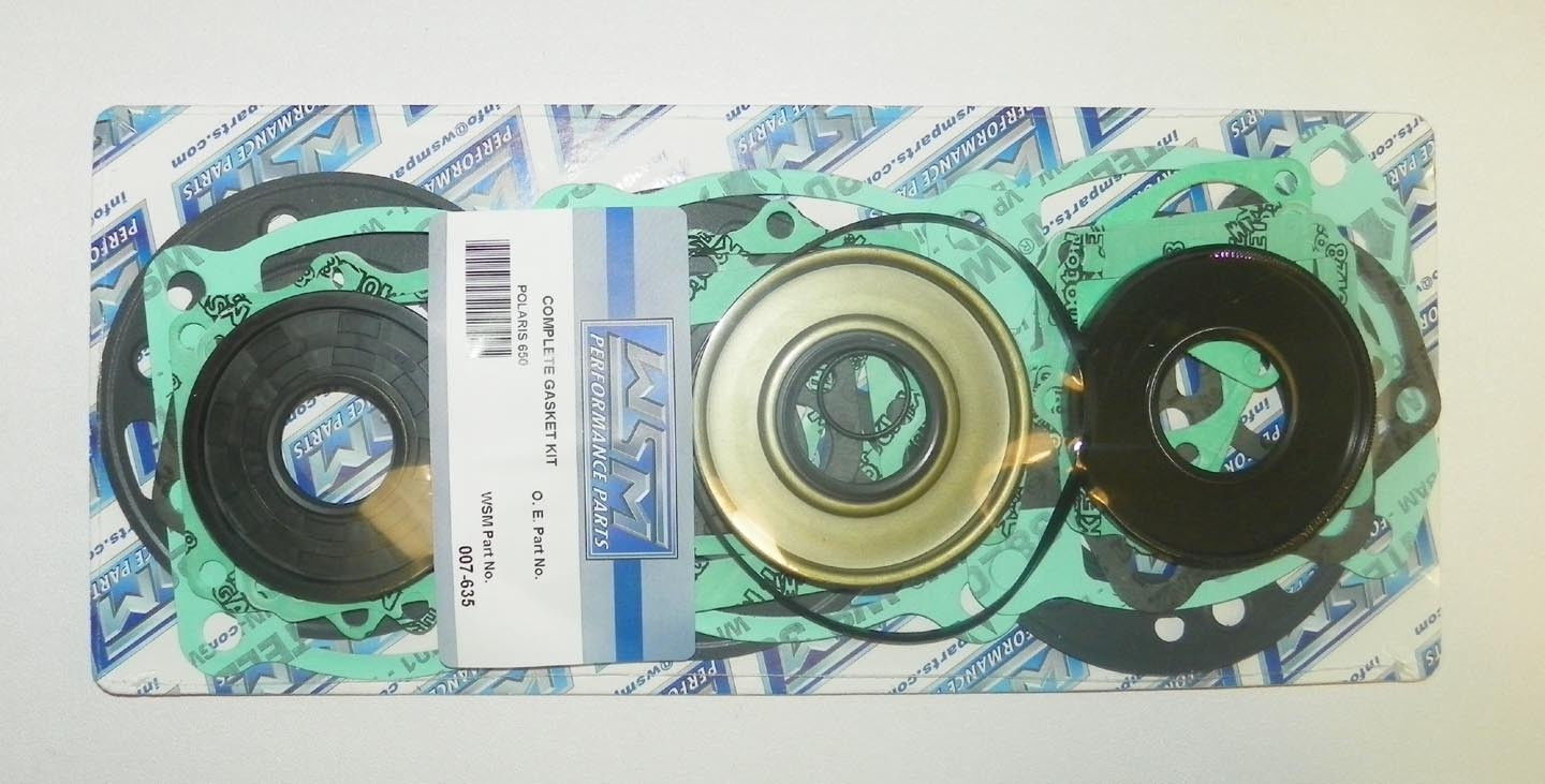 WSM Polaris 650 SL  '92-'95 Complete Gasket and Seal Kit  007-635 OEM #: 3240093