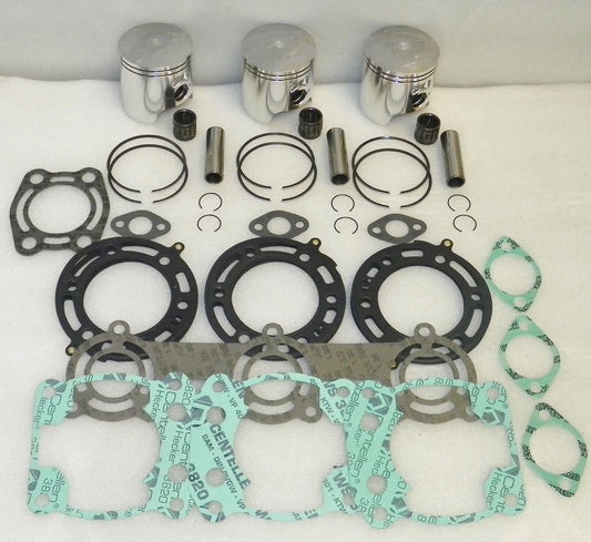 WSM Polaris 780 Top End Piston Rebuild Kit 010-834-13 - .75mm SIZE OEM 3240260