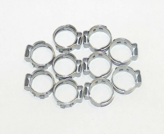 WSM  Oetiker Clamp 008.8mm-010.5mm 10 Pack - 13-162-26, 348838