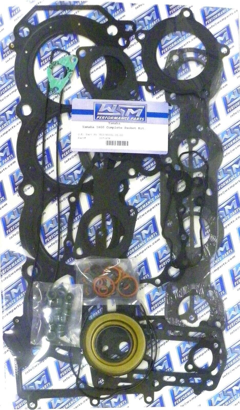 WSM Yamaha 1800 '11-'23 Complete Gasket Kit 007-676, 6CS-W0001-01-00