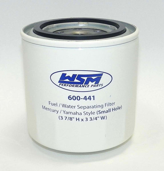 WSM Mercury / Yamaha Fuel Water Seperator Short Filter 21 Micron 600-441