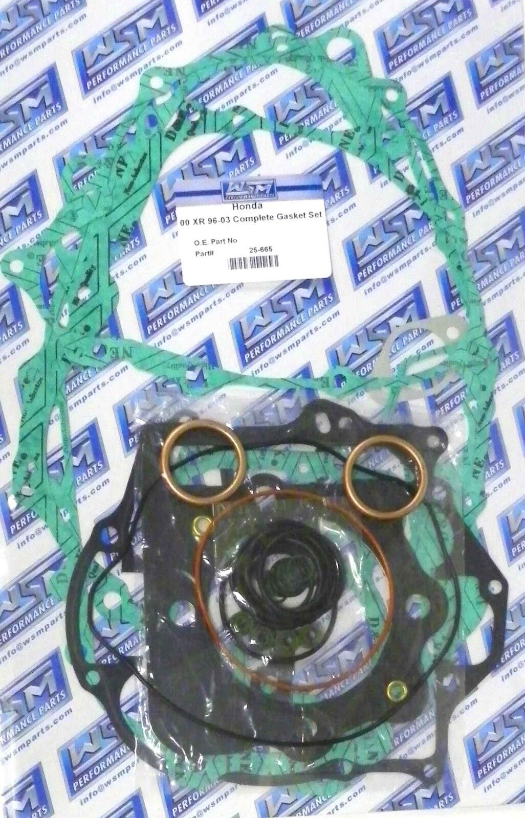 WSM Gasket Kit, Complete: Honda 400 XR '96-'03 - 25-665