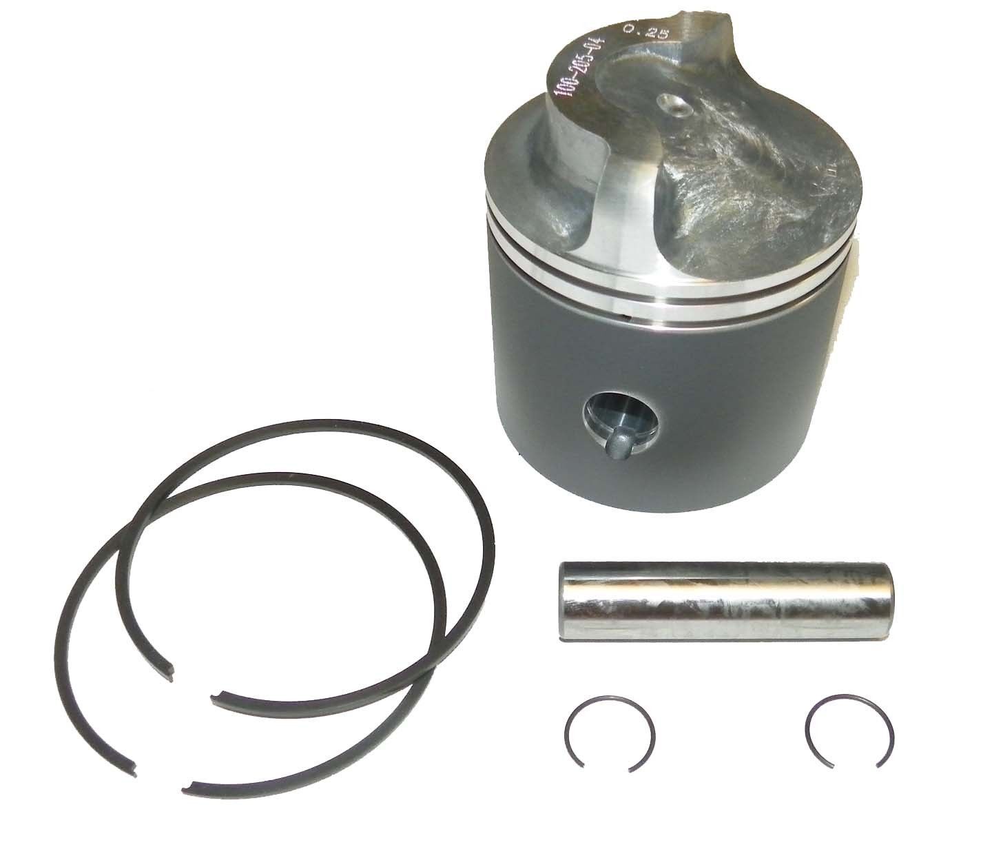 WSM Outboard Chrysler Force 40-150 Hp Piston Kit 100-205k, 700-819690A1 3.375"